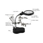 Helping Hand Magnifier LED Light with Soldering Stand (Good Quality) - Image 3