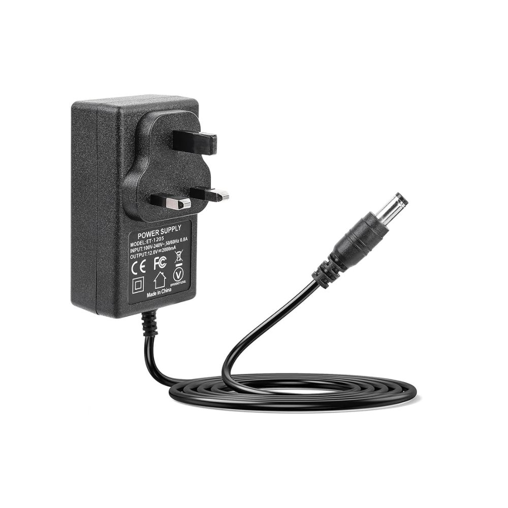 62 12V 2A Power Supply Adapter 3 PIN AC/DC - Image 1
