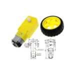 DC 3-6V 200RPM Yellow Double Axis TT Motor Plastic Gear Motor - Image 4