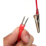 10x Mini Crocodile Clips Electrical, Insulated Small Alligator Clips - Image 3