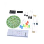 CD4017 Colorful voice control rotating LED Light kit