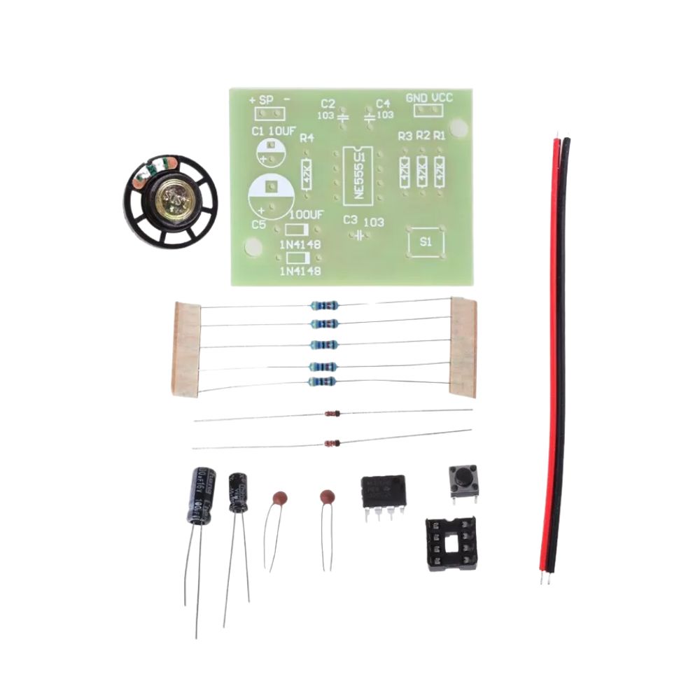 93 NE555 Oscillator Buzzer Electronic DIY Tone Generator - Image 1